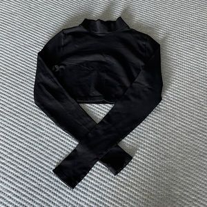 Free People intimately long sleeve crop top brand new!